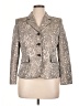 Le Suit Paisley Silver Blazer Size 14 Petite - photo 1