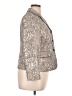 Le Suit Paisley Silver Blazer Size 14 Petite - photo 4