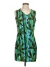 111 STATE Graphic Green Cocktail Dress Size S - photo 1