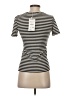 Zara Stripes Ivory Short Sleeve Turtleneck Size S - photo 2