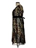 NY Collection 100% Polyester Animal Print Black Cocktail Dress Size L - photo 5
