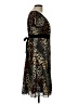 NY Collection 100% Polyester Animal Print Black Cocktail Dress Size L - photo 4