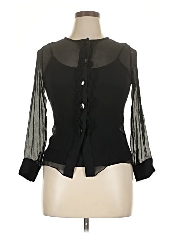 Alfani 3/4 Sleeve Silk Top (view 1)