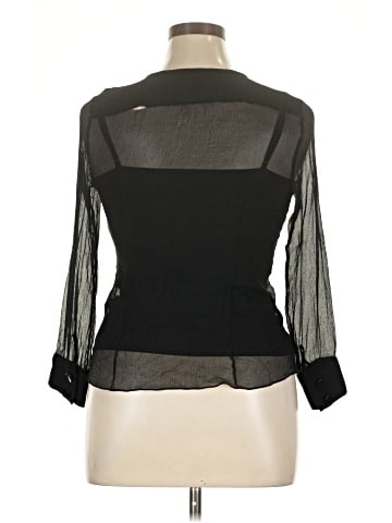 Alfani 3/4 Sleeve Silk Top (view 2)