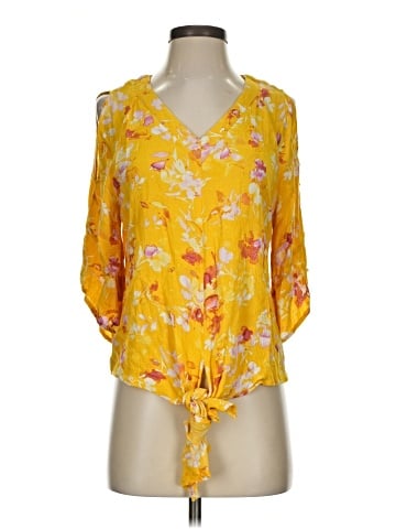 Democracy 3/4 Sleeve Blouse (view 1)