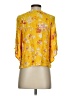 Democracy Yellow 3/4 Sleeve Blouse Size XS - photo 2