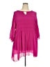 Roaman's 100% Polyester Pink 3/4 Sleeve Blouse Size 28W - photo 1