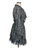 Topshop 100% Polyester Gray Cocktail Dress Size 8 - photo 4