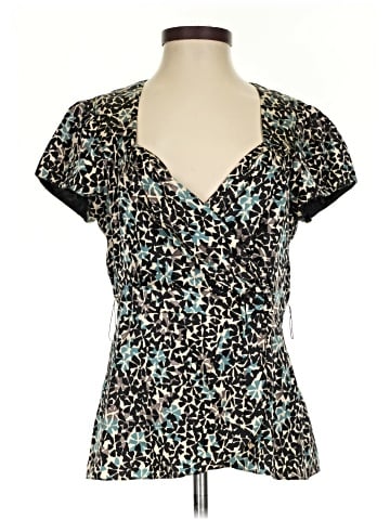 Nanette Lepore Short Sleeve Silk Top (view 1)