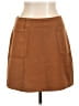 Maurices Solid Brown Casual Skirt Size 10 - photo 1