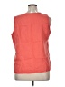 L.L.Bean 100% Linen Orange Sleeveless Blouse Size XL R - photo 2