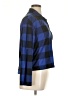 Jolie & Joy Plaid Blue 3/4 Sleeve Blouse Size XL - photo 4
