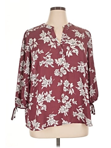 Collective Concepts 3/4 Sleeve Blouse (view 1)