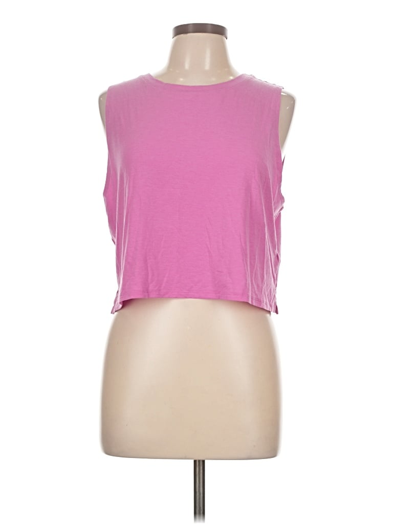 Pre-owned Gap Fit Sleeveless Top Pink Halter Neckline Tops