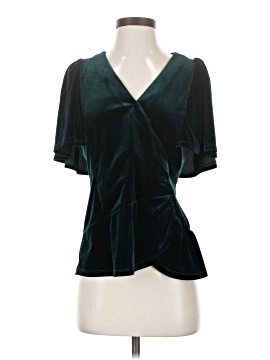 Skies Are Blue Short Sleeve Blouse