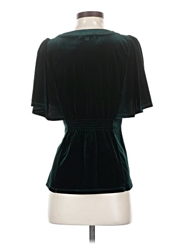 Skies Are Blue Short Sleeve Blouse (view 2)