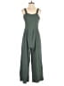 Listicle Solid Green Jumpsuit Size S - photo 1