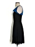Express 100% Polyester Color Block Blue Casual Dress Size 0 - photo 5