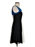 Express 100% Polyester Color Block Blue Casual Dress Size 0 - photo 4