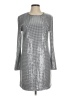 Sanctuary Metallic Silver Cocktail Dress Size M - photo 1