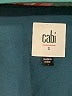 CAbi 100% Polyester Teal Sleeveless Blouse Size S - photo 7
