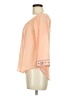 Mine 100% Polyester Orange 3/4 Sleeve Blouse Size M - photo 5