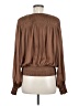 FRAME 100% Polyester Brown Long Sleeve Blouse Size M - photo 2