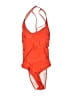 Unbranded Solid Orange One Piece Swimsuit Size 0X - photo 1