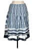Max Edition 100% Polyester Stripes Blue Casual Skirt Size M - photo 1