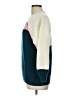 Unbranded Color Block Teal Ivory Pullover Sweater Size L - photo 5