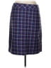 Talbots Outlet Plaid Blue Purple Casual Skirt Size 10 - photo 1