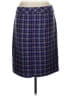 Talbots Outlet Plaid Blue Purple Casual Skirt Size 10 - photo 2
