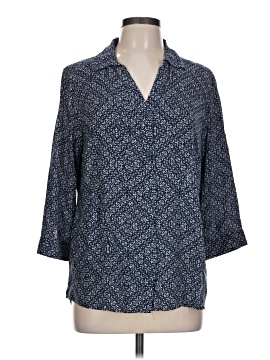 Eddie Bauer 3/4 Sleeve Button Down Shirt