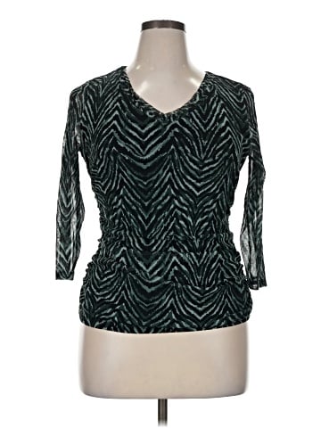 INC International Concepts 3/4 Sleeve Top (view 1)