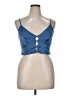 American Eagle Outfitters 100% Polyester Blue Sleeveless Top Size XL - photo 1