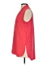August Silk 100% Polyester Red Sleeveless Blouse Size S - photo 5