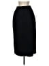 Norton McNaughton 100% Wool Solid Black Wool Skirt Size 24 waist (estimated) - photo 2