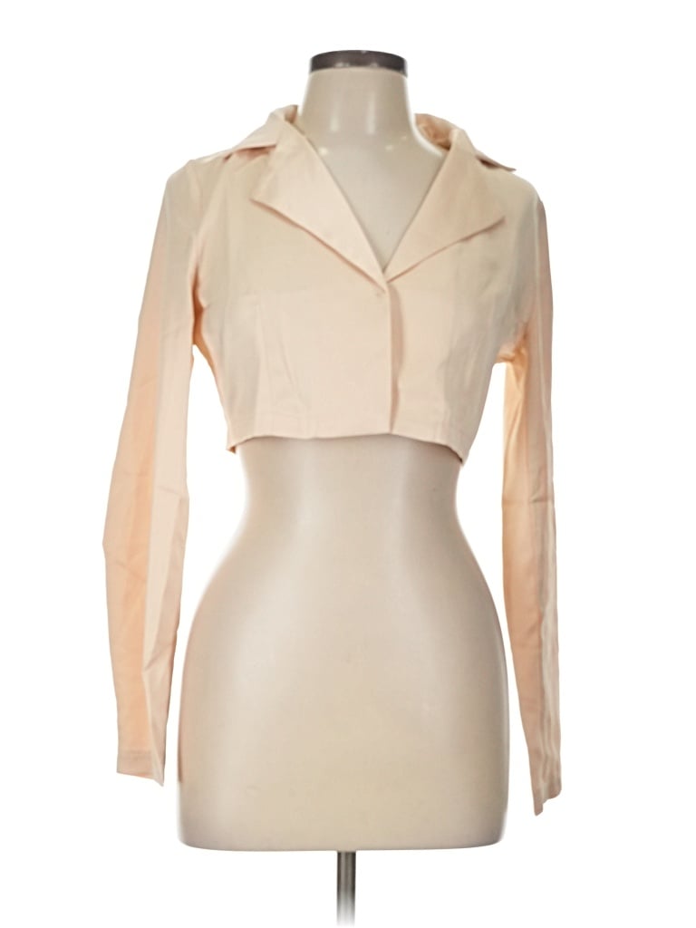 Pre-owned Esley Long Sleeve Blouse In Ivory