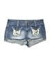 No Boundaries Blue Denim Shorts Size 13 - photo 1
