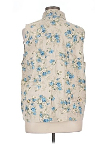 Bill Blass Sleeveless Button-Down Shirt (view 2)