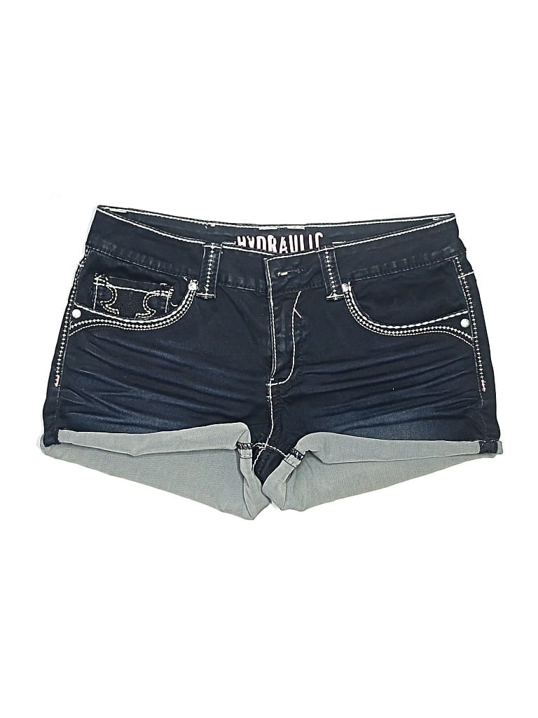 Pre-owned Hydraulic Denim Shorts In Blue