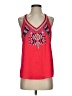 Maurices 100% Polyester Red Sleeveless Blouse Size S (estimated) - photo 1