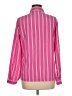 Shein Stripes Pink Long Sleeve Blouse Size 6 - photo 2