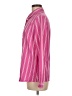 Shein Stripes Pink Long Sleeve Blouse Size 6 - photo 5