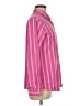 Shein Stripes Pink Long Sleeve Blouse Size 6 - photo 4