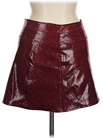 Zara TRF Faux Leather Skirt (view 1)