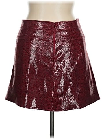 Zara TRF Faux Leather Skirt (view 2)