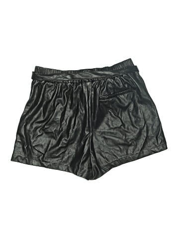 Pink Lily Faux Leather Shorts (view 2)