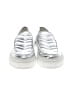 J/Slides Stripes Silver Sneakers Size 8 1/2 - photo 2