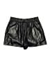 Steve Madden Metallic Black Shorts Size L - photo 1